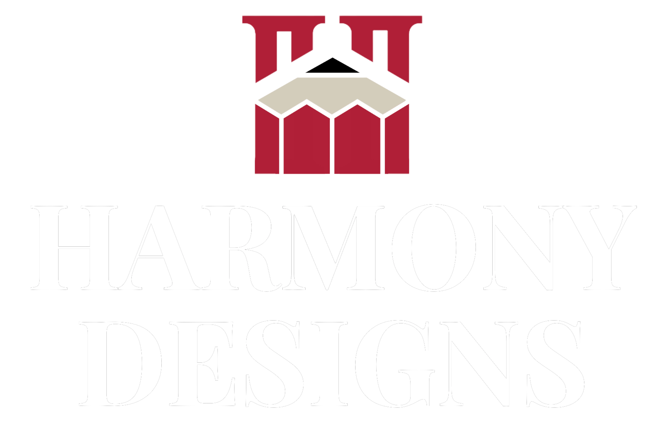 Harmony Designs Logo White Letters